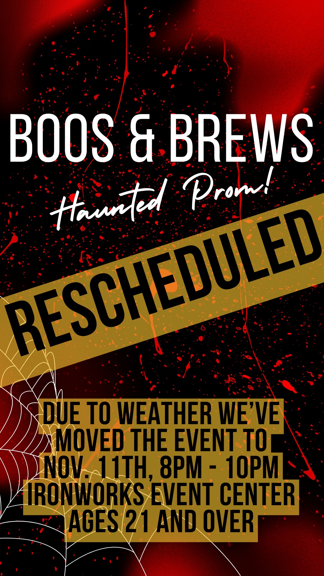 BOOS AND BREWS HAUNTED PROM - Rescheduled - City of Mishawaka