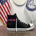 Converse shoe labeled with "The Mish"