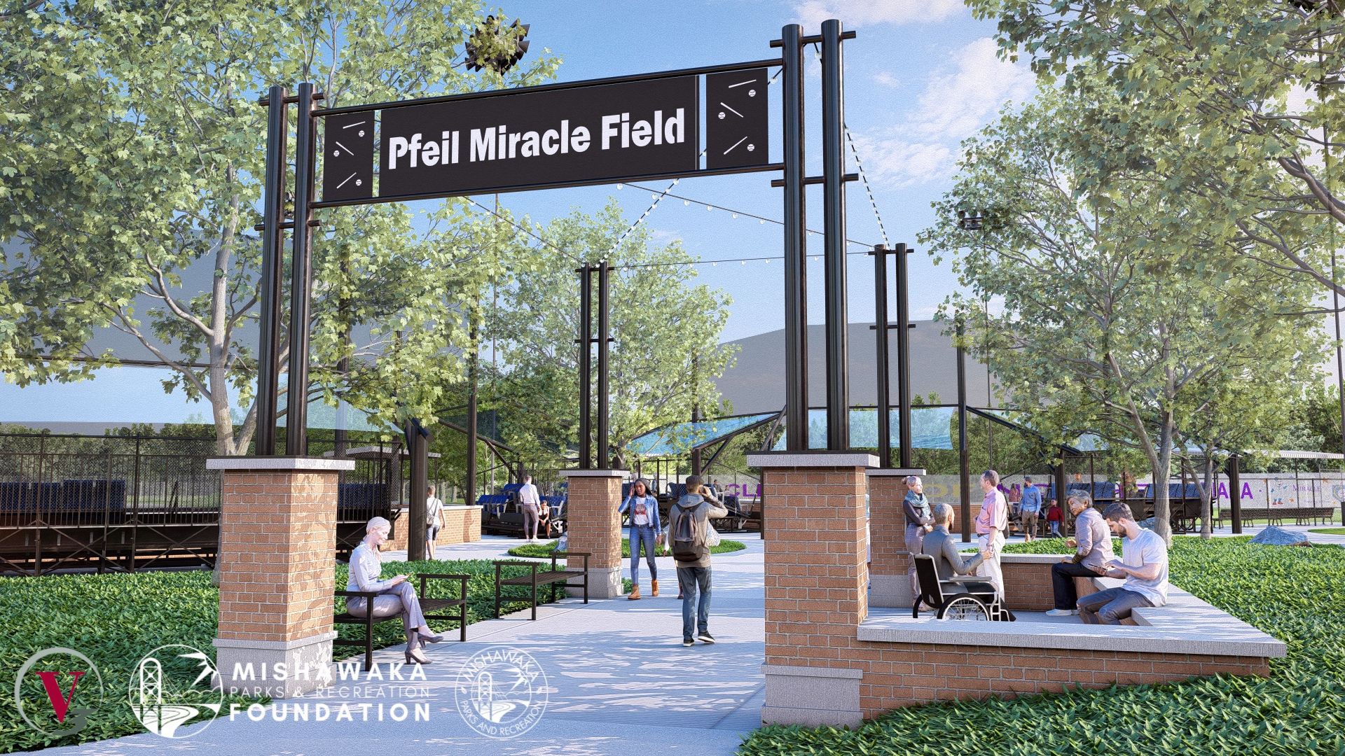 Pfeil Miracle Field Entrance.