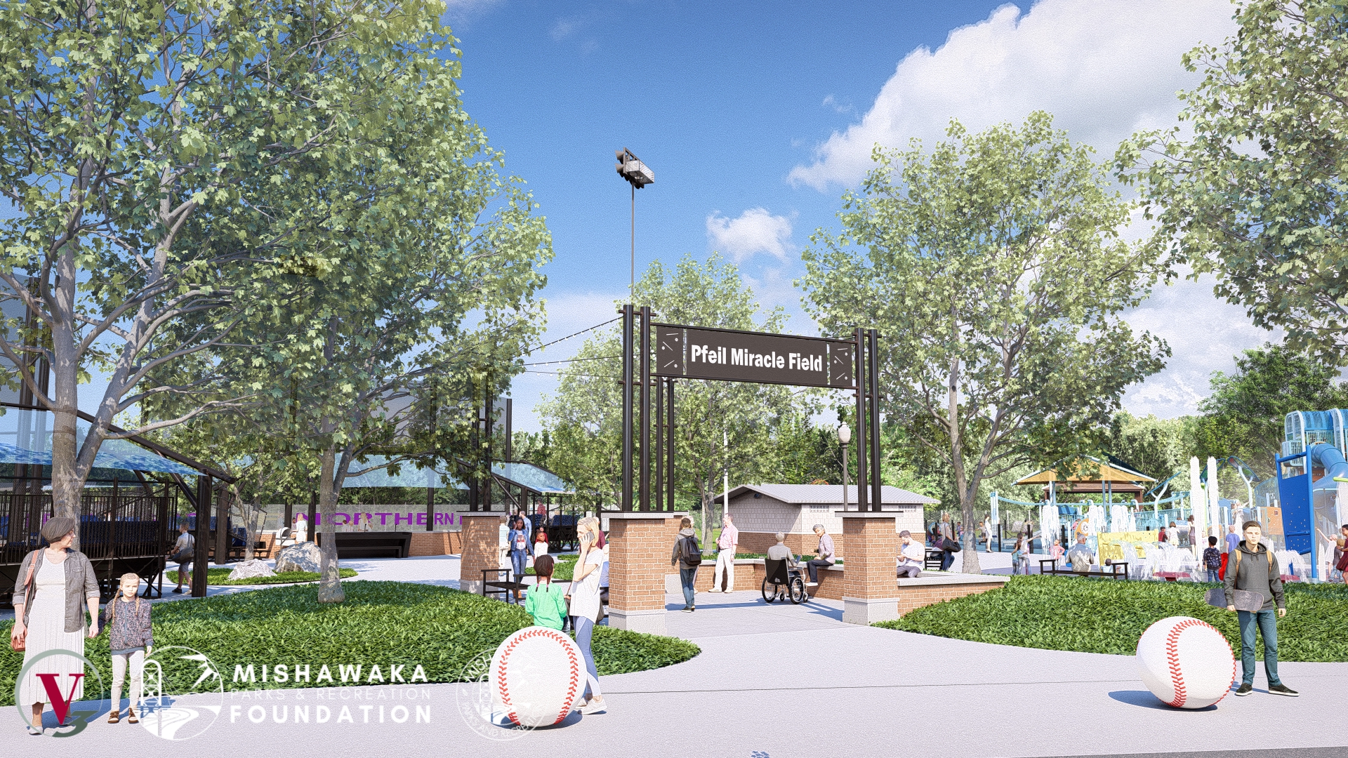 Pfeil Miracle Field Entrance.