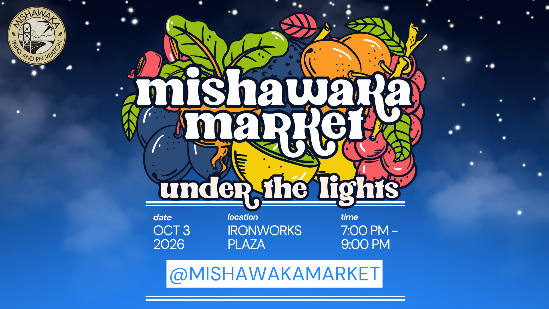 Mishawaka Market Under the Lights